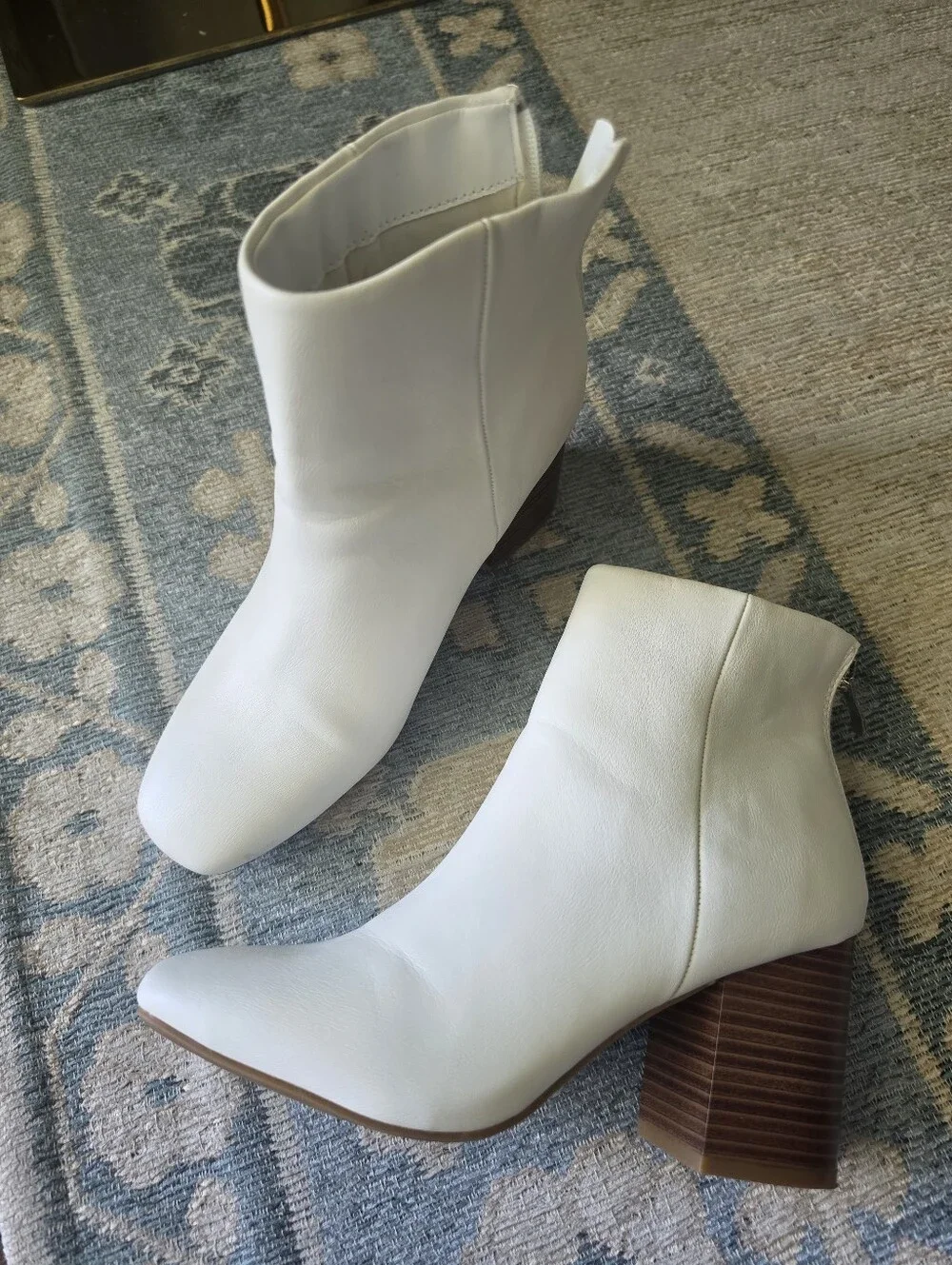White Ankle Boots
